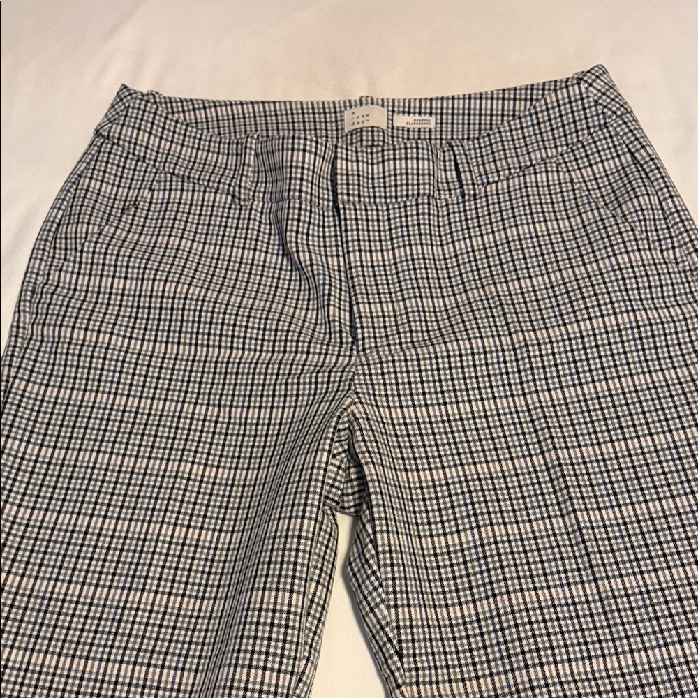 A New Day Monochrome Checkered Capris Length 26”